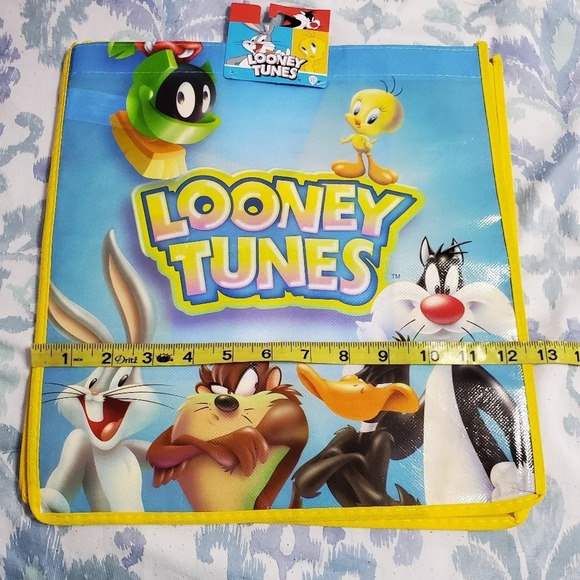 Legacy Looney Tunes Tweety Bugs Bunny Reusable Tote Shopping Bag Sylvester - Picture 3 of 5